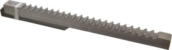 Dumont Minute Man - 1-1/4" Keyway Width, Keyway Broach - High Speed Steel, Bright Finish, 1-1/4" Broach Body Width, 1-1/2" to 8" LOC, 20-1/4" OAL, 22,100 Lbs Pressure for Max LOC - Exact Tool & Supply