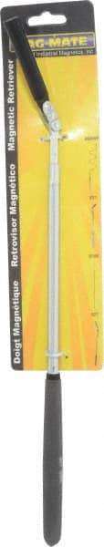 Mag-Mate - 26-1/2" Long Magnetic Retrieving Tool - 15 Lb Max Pull, 17" Collapsed Length, 1/2" Head Diam, Rare Earth - Exact Tool & Supply