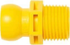Loc-Line - 1/2" Hose ID, Male to Female Coolant Hose Connector - 1/2" NPT, For Loc-Line Modular Hose Systems - Exact Tool & Supply