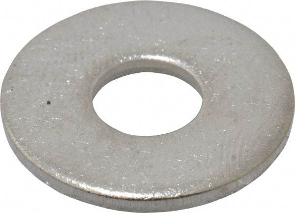 Value Collection - M6 Screw, Grade 18-8 Stainless Steel Fender Flat Washer - 6.4mm ID x 24mm OD, Plain Finish - Exact Tool & Supply