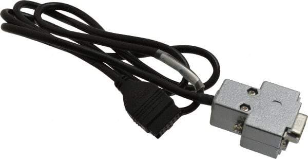 Mitutoyo - Remote Data Collection RS-232C Cable - 1 m Overall Length, For Use with DP-1VR Data Processor - Exact Tool & Supply