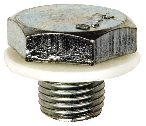 Dorman - Standard Oil Drain Plug with Gasket - 1/2-20" Thread - Exact Tool & Supply