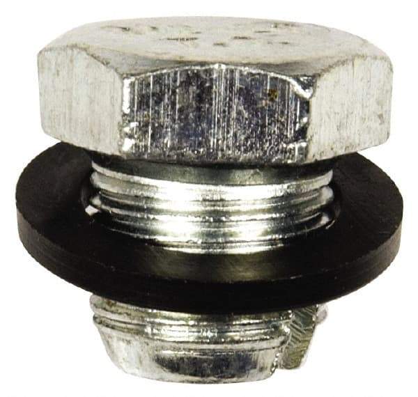 Dorman - Triple Oversized Oil Drain Plug with Gasket - 1/2-20" Thread - Exact Tool & Supply