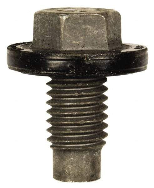 Dorman - Pilot Point Oil Drain Plug - M12x1.75 Thread, Molded Gasket - Exact Tool & Supply