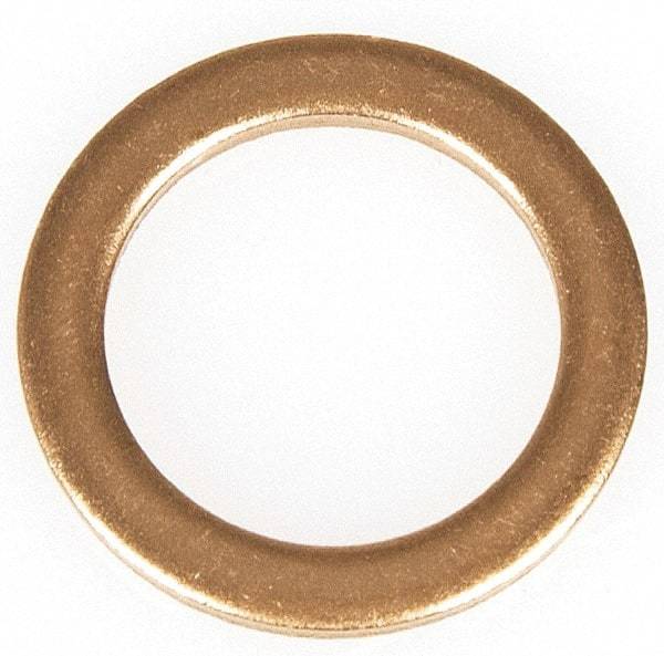 Dorman - 1/2 SAE, 1/2" ID x 3/4" OD Oil Drain Plug Gasket - 3/32" Thick, Copper - Exact Tool & Supply