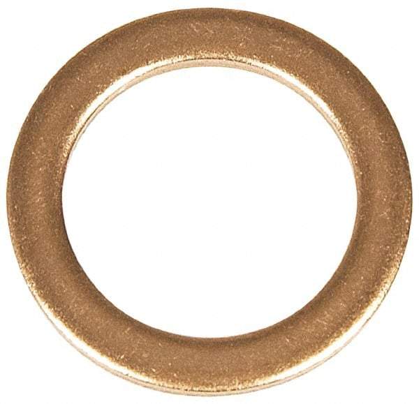 Dorman - 5/8 SO, 11/16 SAE, 11/16" ID x 1-1/16" OD Oil Drain Plug Gasket - 3/32" Thick, Copper - Exact Tool & Supply