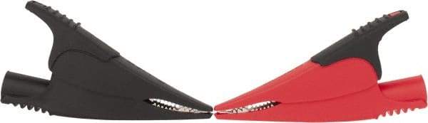 Fluke - Black/Red Electrical Test Equipment Clip Kit - Use with TL222, TL224 Test Lead - Exact Tool & Supply