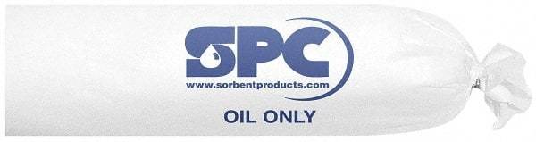 Brady SPC Sorbents - 12 Gal, 12' Long, 3" Diam, Polypropylene Sock - Oil Only - Exact Tool & Supply