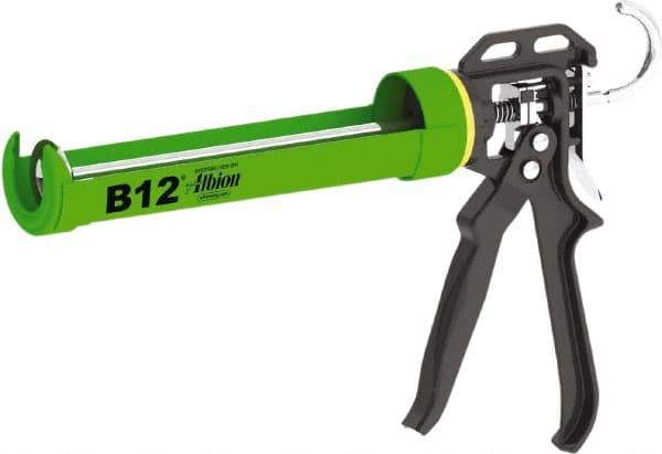 Albion Engineering - 10 oz Half Barrel Frame Manual Caulk/Adhesive Applicator - Use with Single Cartridges - Exact Tool & Supply