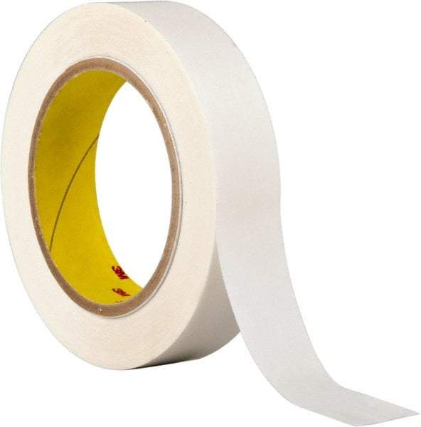 3M - 1" x 36 Yd Acrylic Adhesive Double Sided Tape - 3.9 mil Thick, Clear, Polyester Film Liner, Continuous Roll, Series 444 - Exact Tool & Supply