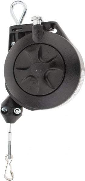 Qualtech - 5 Lb Load Capacity, Tool Balancer - Steel Cable, ABS Housing, Tension Adjustment - Exact Tool & Supply