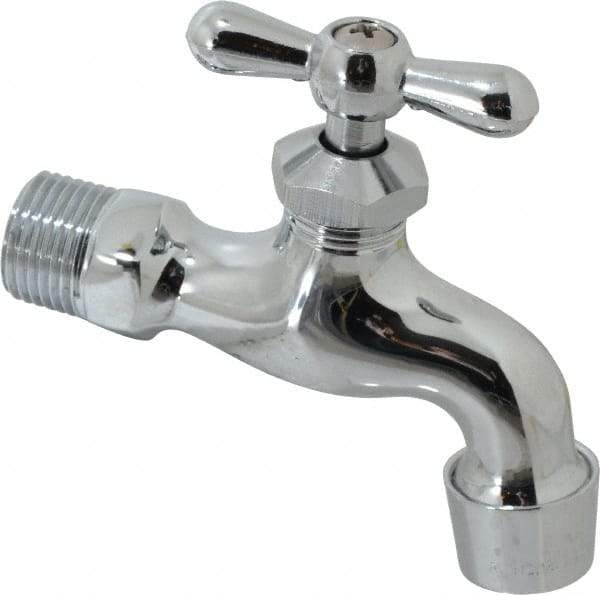 B&K Mueller - Tee Handle, Side Mount Bathroom Faucet - One Handle, No Drain, Standard Spout - Exact Tool & Supply