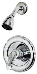 B&K Mueller - Concealed, One Handle, Chrome Coated, Brass, Valve and Shower Head - Lever Handle, Metal Handle - Exact Tool & Supply