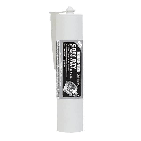 Vibra-Tite - 300 mL Cartridge, Grey RTV Silicone Gasket Maker - Exact Tool & Supply