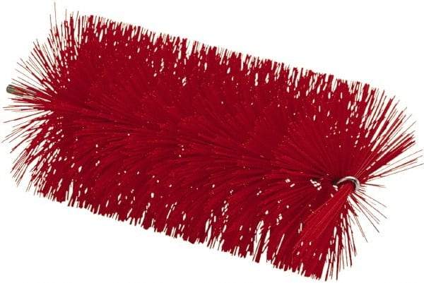 Vikan - 3-1/2" Diam Polyester Tube Brush - 7-1/2" OAL, 7" Head Length, Stainless Steel Handle - Exact Tool & Supply