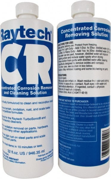 Raytech - 2 Qt Bottle Ultrasonic Cleaner - Exact Tool & Supply