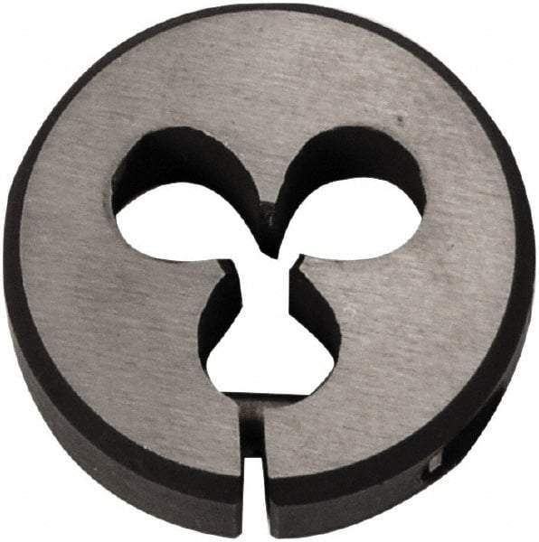 Union Butterfield - 5/8-11 UNC Thread, 1-1/2" Outside Diam High Speed Steel Round Die - 1/2" Thick, Right Hand Thread, Series 2510, Adjustable - Exact Tool & Supply