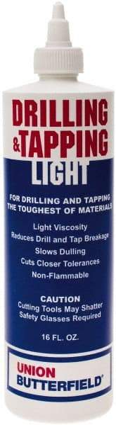 Union Butterfield - 16 oz Bottle Cutting & Tapping Fluid - Use on Ferrous Metals & Nonferrous Metals - Exact Tool & Supply