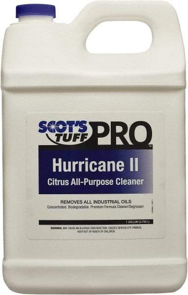 Scot's Tuff - 1 Gal Bottle Oil Removal - Liquid, Biodegradable Cleaner & Degreaser, Citrus - Exact Tool & Supply