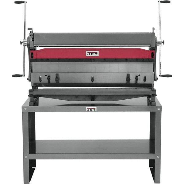 Jet - Combination Roller, Shear & Brake Machines Maximum Mild Steel Shearing Capacity (Gauge): 20 Maximum Mild Steel Bending Capacity (Gauge): 20 - Exact Tool & Supply
