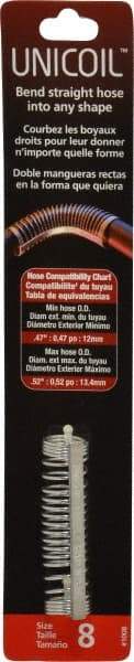 Precision Brand - #8 Hose Bender - 0.52" Max Hose OD, 90° Max Bend Angle - Exact Tool & Supply