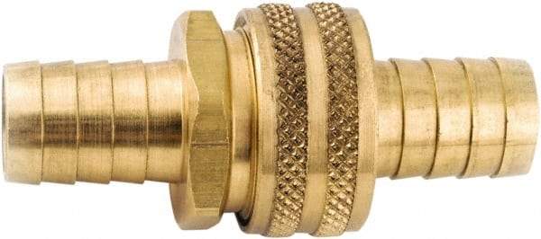ANDERSON METALS - 3/4 GHT Garden Hose Barb Set - Lead Free Brass, Standard Shank Male/Female Set Connector - Exact Tool & Supply