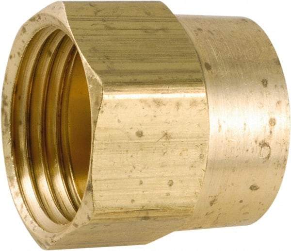 ANDERSON METALS - 3/4 FGHT & 1/2 FPT Garden Hose Female x FIP - Lead Free Brass, Female Hose to Female Pipe Connector - Exact Tool & Supply