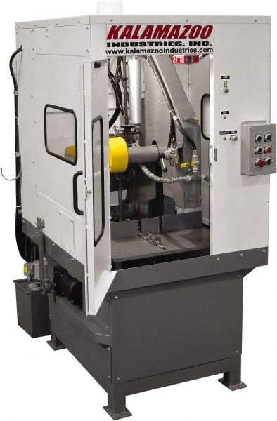 Kalamazoo - 15 or 20" Blade Diam, 1" Arbor Hole, Straight Chop & Cutoff Saw - 1,550 RPM, 20 hp, 220/440 Volts, 3 Phase - Exact Tool & Supply