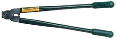 Greenlee - 28" OAL, 7/16" Capacity, Cable Cutter - Rubber Handle - Exact Tool & Supply