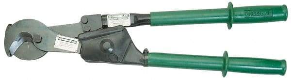 Greenlee - 27-1/2" OAL, 1,500 MCM Capacity, Cable Cutter - Rubber Handle - Exact Tool & Supply