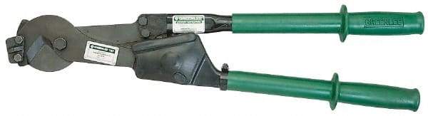 Greenlee - 29-1/4" OAL, 1/2" Capacity, Cable Cutter - Rubber Handle - Exact Tool & Supply