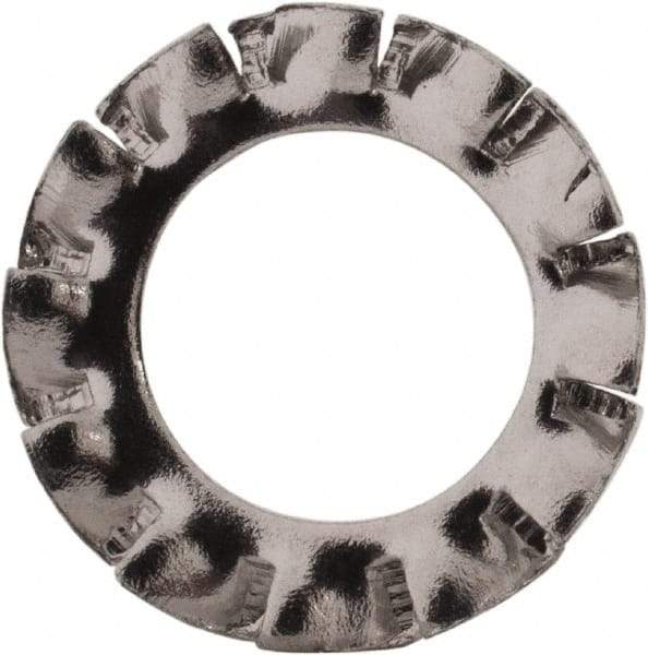 Value Collection - M6 Screw, 6.4mm ID, Stainless Steel External Tooth Lock Washer - 11mm OD, Uncoated, Grade 316 & Austenitic A4 - Exact Tool & Supply