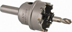 Hougen - 1-3/8" Diam, 1/8" Cutting Depth, Hole Saw - Carbide-Tipped Saw, Toothed Edge - Exact Tool & Supply