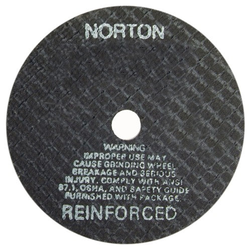 4″ × 1/16″ × 1/2″ Small Diameter Cut-Off Wheel Type 01 Straight 36 Grit Aluminum Oxide - Exact Tool & Supply