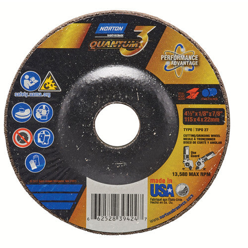 4-1/2X1/8X7/8 WHEEL - Exact Tool & Supply