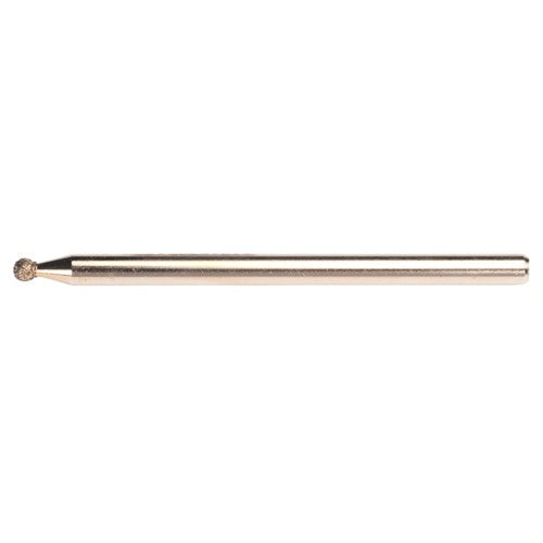 1/8″ - Electroplated CBN Mandrel-100 Grit - Spherical Ball end - Exact Tool & Supply