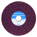 8 x 2 x 3" - Medium Grit - 5AM - Aluminum Oxide - Bear-Tex Convolute Non-Woven Wheel - Exact Tool & Supply