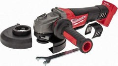 Milwaukee Tool - 4-1/2 & 5" Wheel Diam, 8,500 RPM, Cordless Angle & Disc Grinder - 5/8-11 Spindle, 18 Volts - Exact Tool & Supply