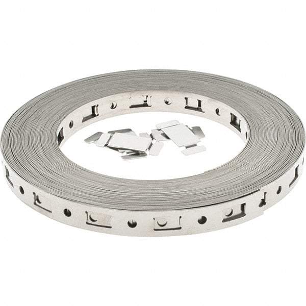 Value Collection - Hose Clamp Kits Contents: 50 Feet of Banding, 5 Splices - Exact Tool & Supply