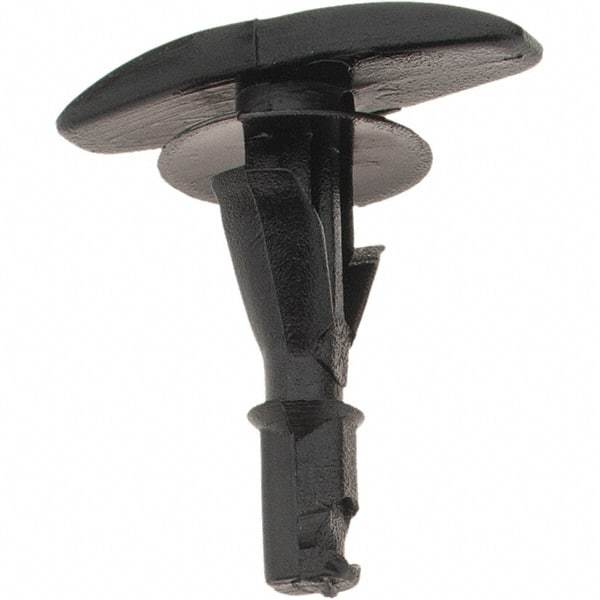 Made in USA - Nylon Panel Rivet - 12mm Length Under Head - Exact Tool & Supply