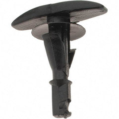 Made in USA - Nylon Panel Rivet - 12mm Length Under Head - Exact Tool & Supply