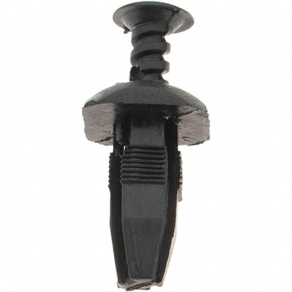 Made in USA - 1/4" Hole Diam, Nylon Panel Rivet - 21/32" Length Under Head - Exact Tool & Supply