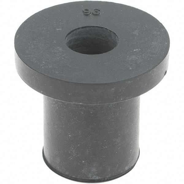 Value Collection - 3/8-16, 1-1/4" Diam Flange, Rubber Insulated Rivet Nut - Neoprene, 7/8" Long - Exact Tool & Supply