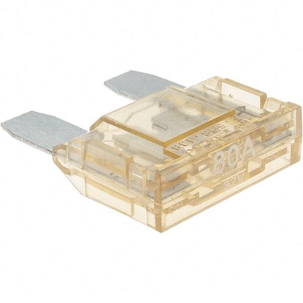 Value Collection - 80 Amp, Time Delay General Purpose Fuse - Plug-in Mount, 1.15" OAL - Exact Tool & Supply
