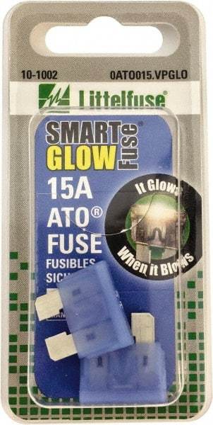 Value Collection - 15 Amp, Automotive Fuse - Blue, Littlefuse ATO015 - Exact Tool & Supply