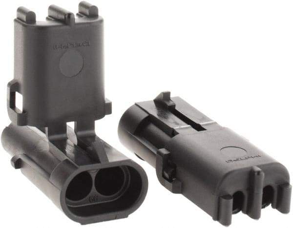 Value Collection - Automotive Terminal Parts - Weather Pack Connector Shells - Exact Tool & Supply