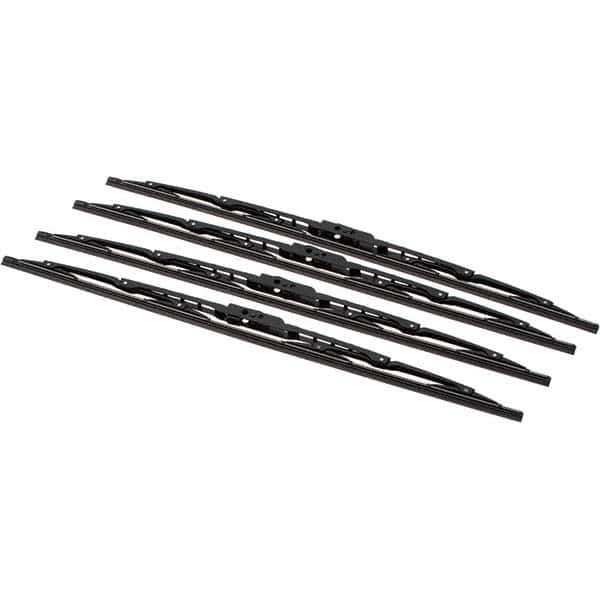 Value Collection - 22" Windshield Wiper - Metal Frame/Rubber Wiper - Exact Tool & Supply