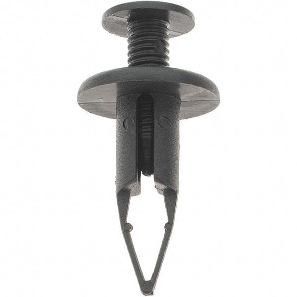 Value Collection - 9mm Hole Diam, Arrow Shank, Nylon Panel Rivet - 26mm Length Under Head, 9mm Material Thickness - Exact Tool & Supply