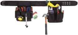 CLC - 29 to 46" Waist Apron - 20 Pocket, Black, Polyester - Exact Tool & Supply