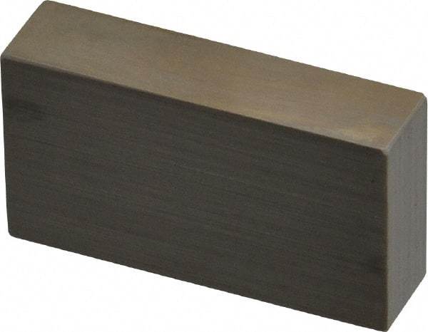 Mitutoyo - 0.75" Rectangular Steel Gage Block - Accuracy Grade 0, Includes Certificate of Inspection - Exact Tool & Supply